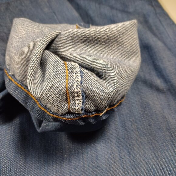 Vintage JC Penney RanchCraft mens dark wash straight leg jeans 36x32 EUC USA - Picture 12 of 13